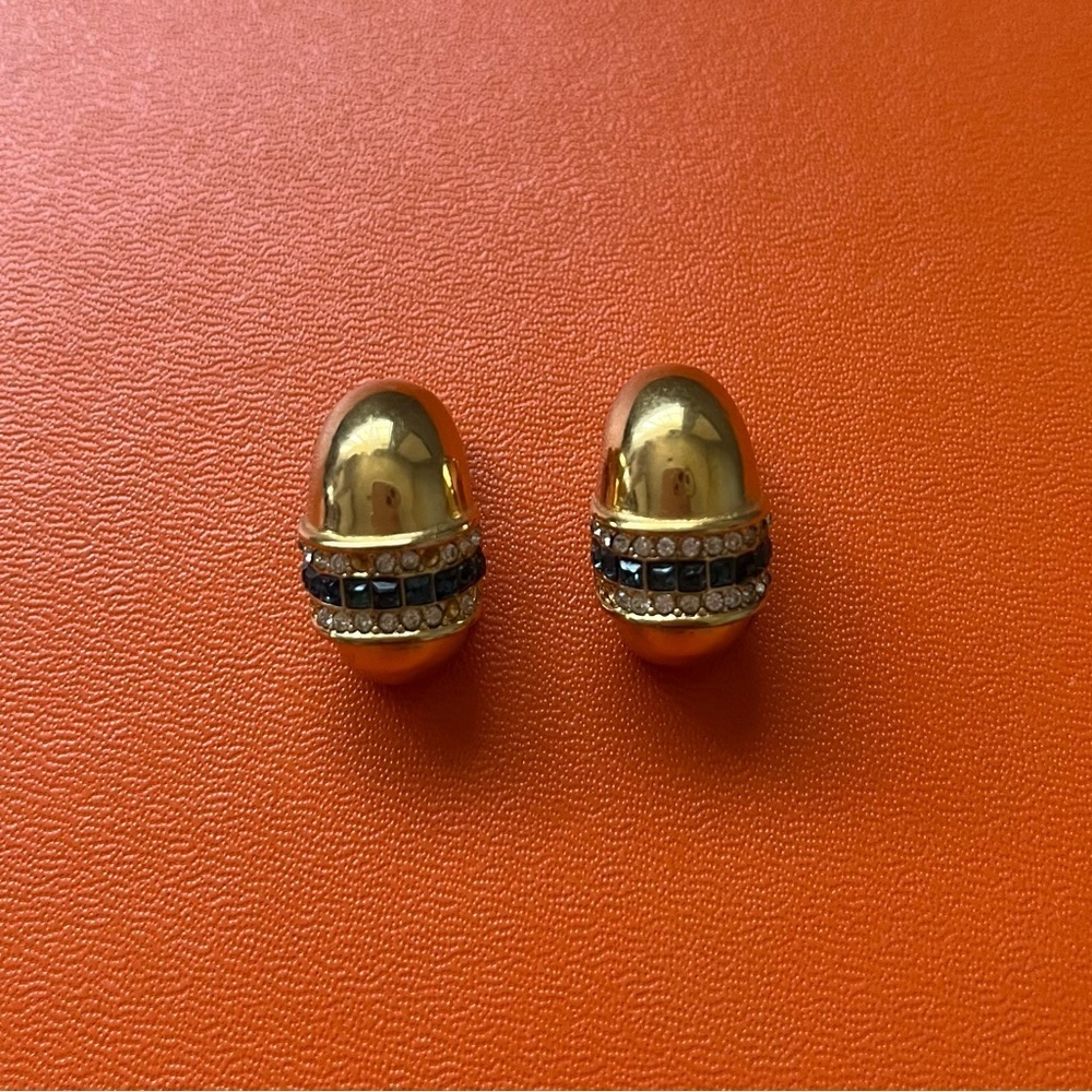 Vintage Christian Dior Clip On Earrings